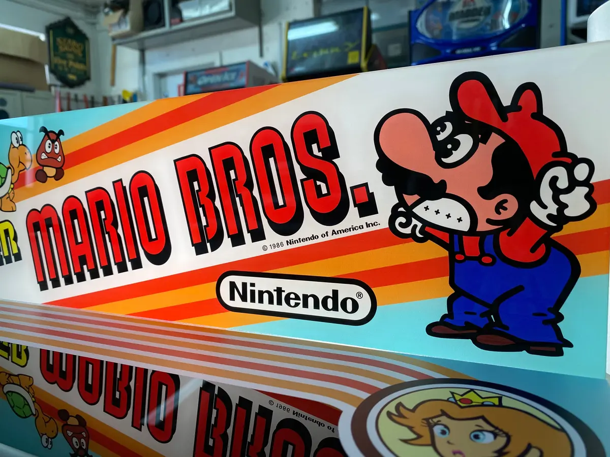 Super Mario Brothers Custom Marquee 1
