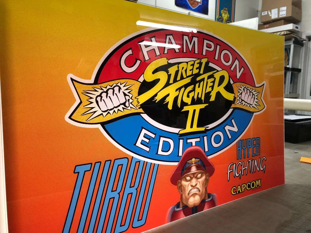 Big Blue Street Fighter 2 Championship Edition- Turbo Hyper Fighting Marquee 1