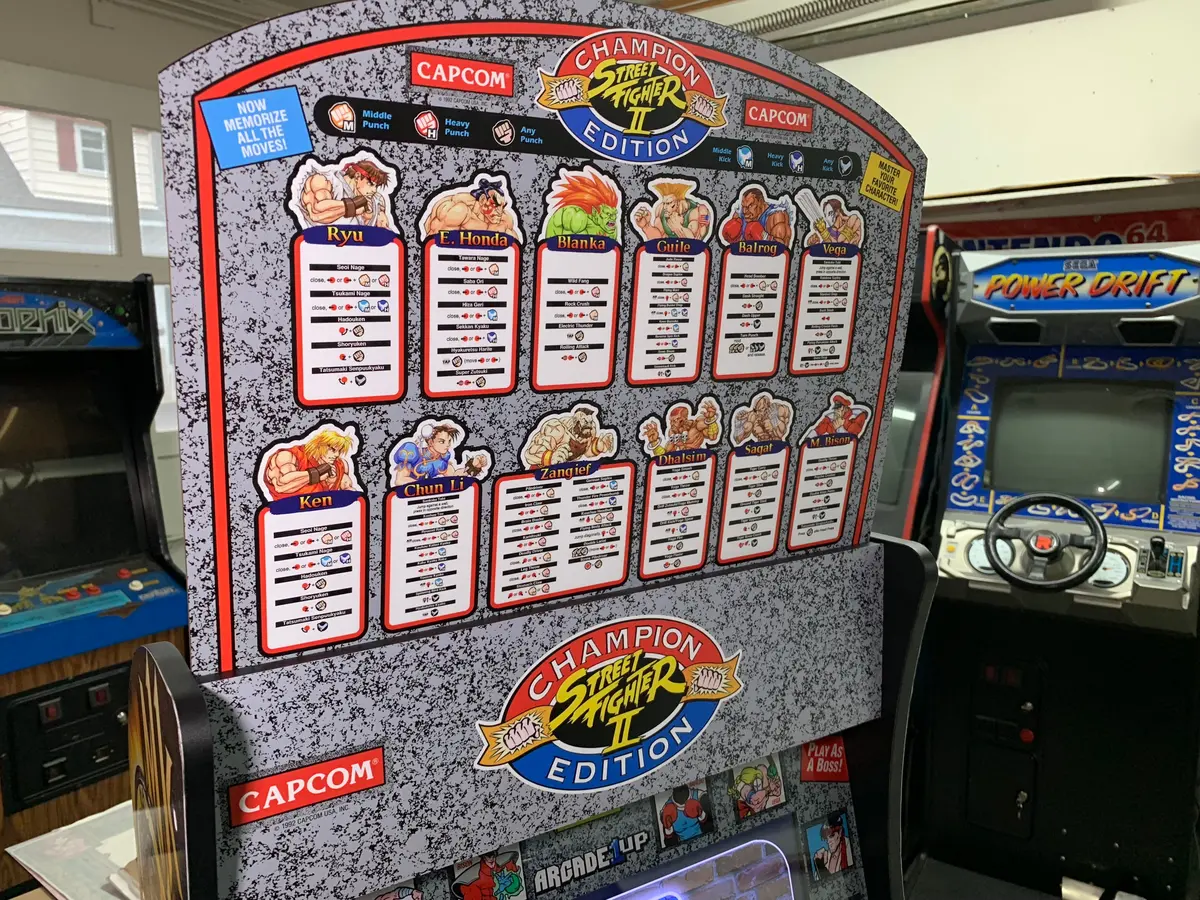 Street Fighter 2 Arcade 1Up Topper 1