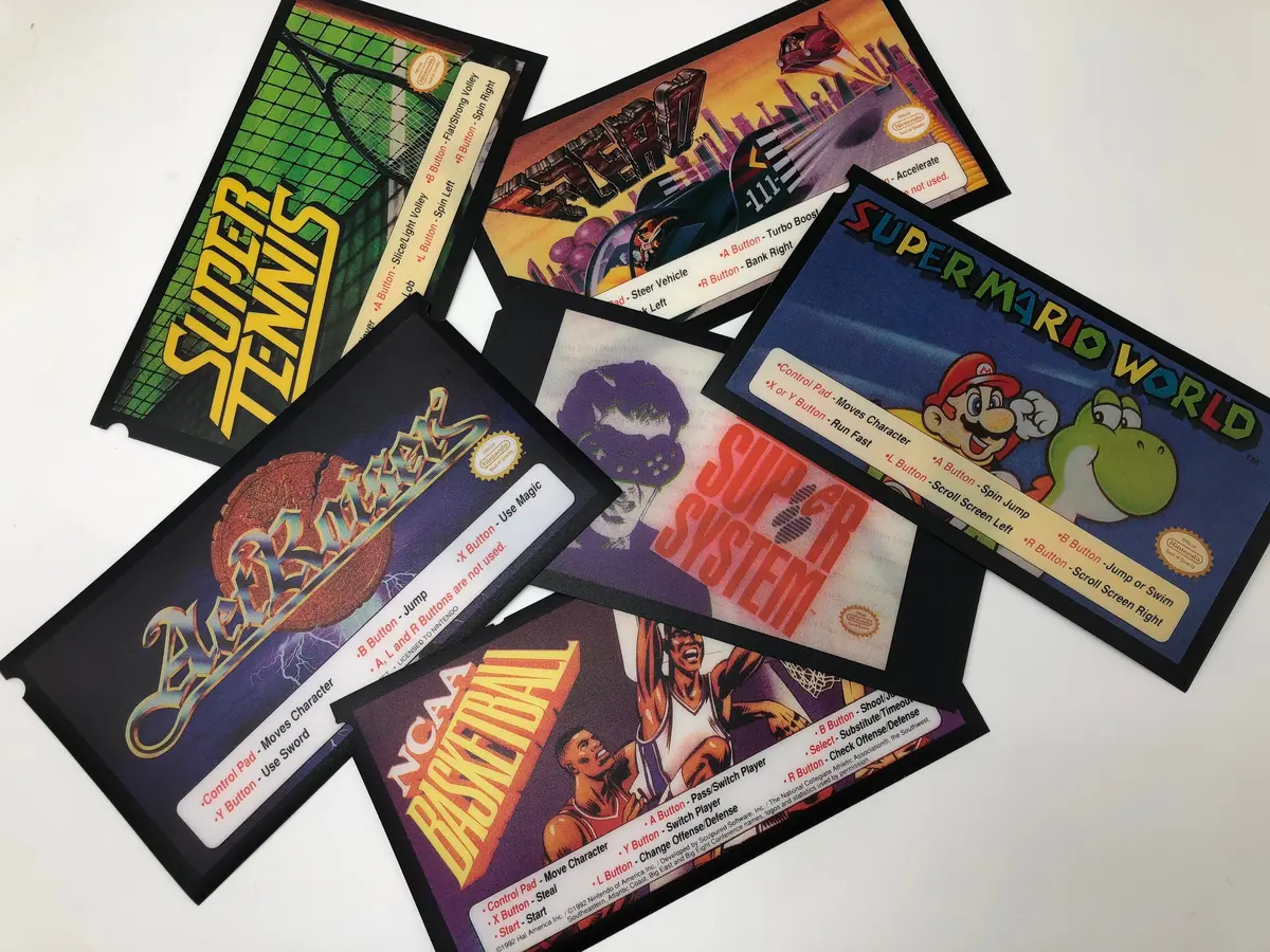 Nintendo Super System Mini Marquees 1