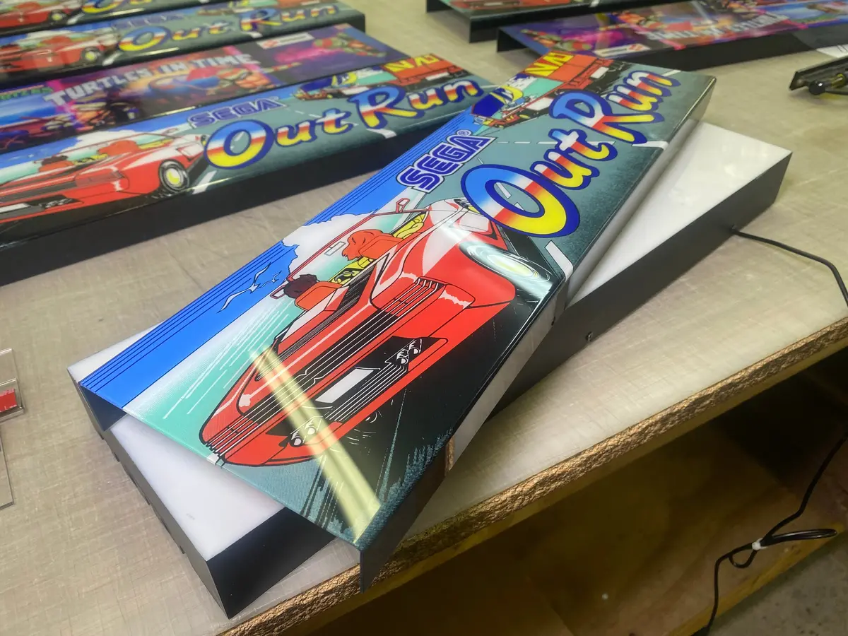 **New** Arcade 1Up Slip On Replacement Acrylic Marquees 1