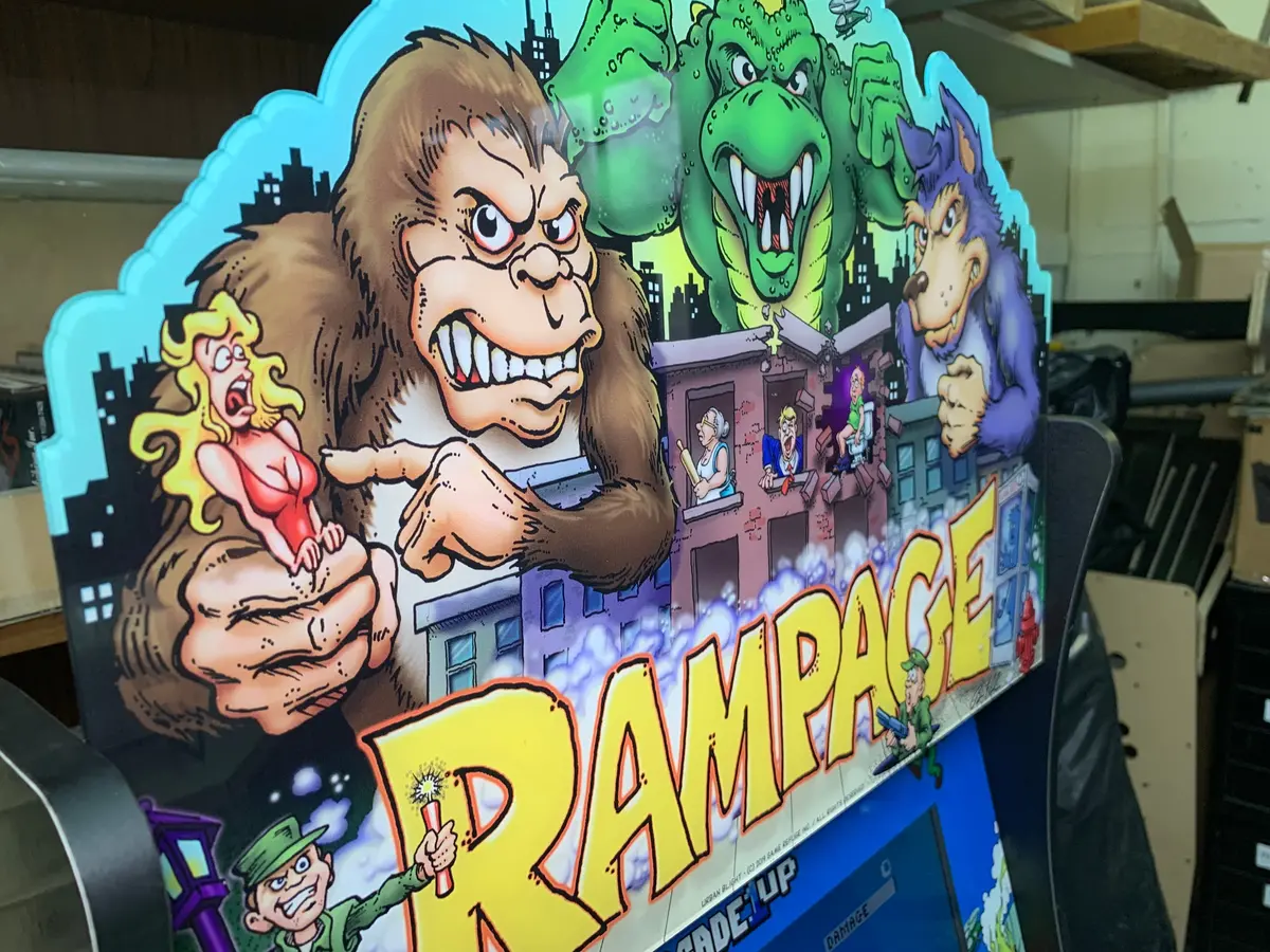 Arcade 1Up Rampage Topper 1
