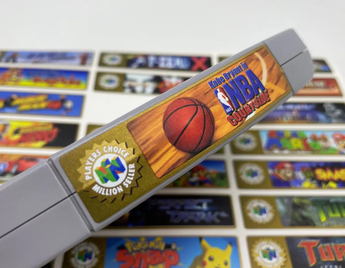 N64 Players Choice End Labels. 1