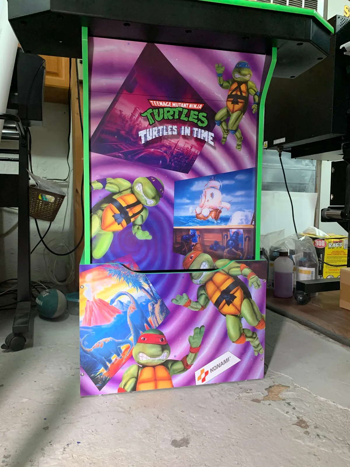 Teenage Mutant Ninja Turtles Arcade 1Up Front 1
