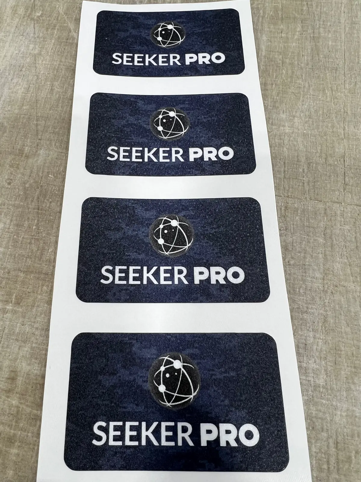Detectachem- Seeker Label, Camo Decals 1