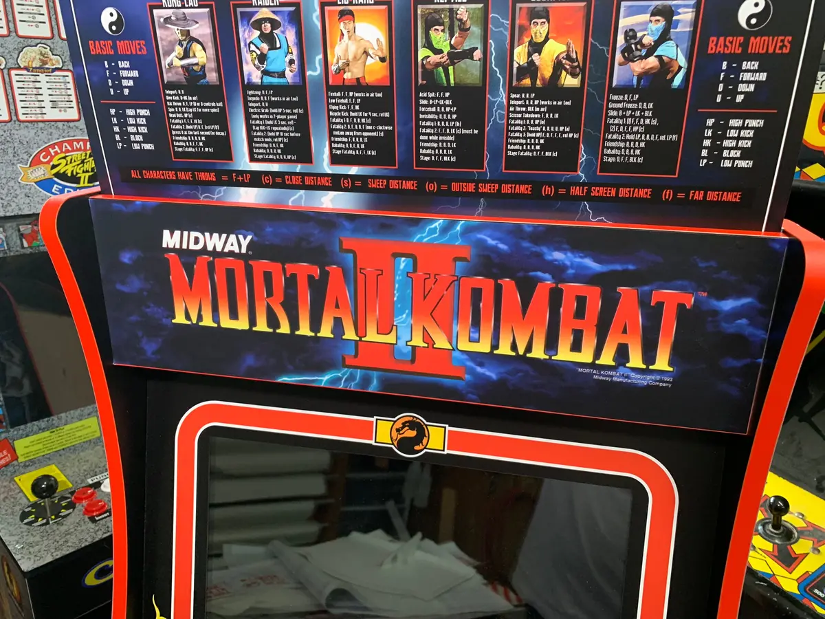 Mortal Kombat 2 Arcade 1Up Marquee 1