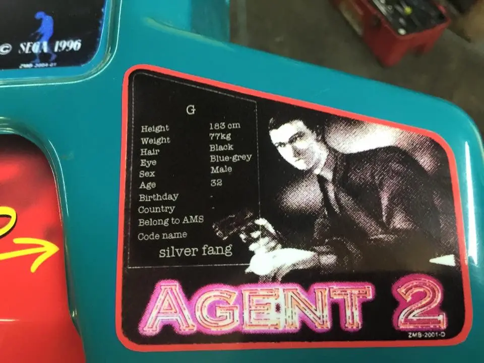 House Of Dead Decal- Thomas Rogan And Agent G Only 1