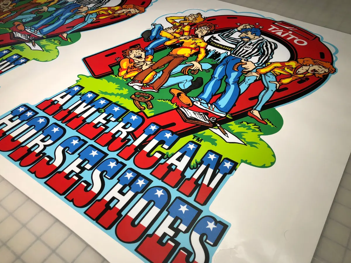 American Horseshoe  Side Art 1