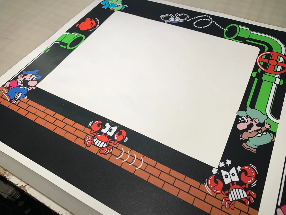 Arcade 1Up Mario Brothers Bezel 1