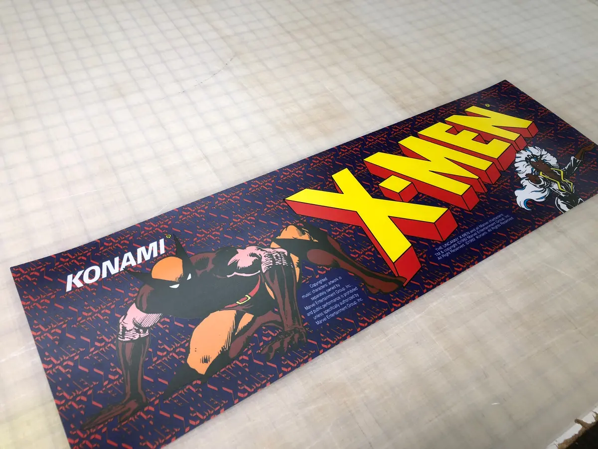 Xmen 4 Player Konami Marquee 1