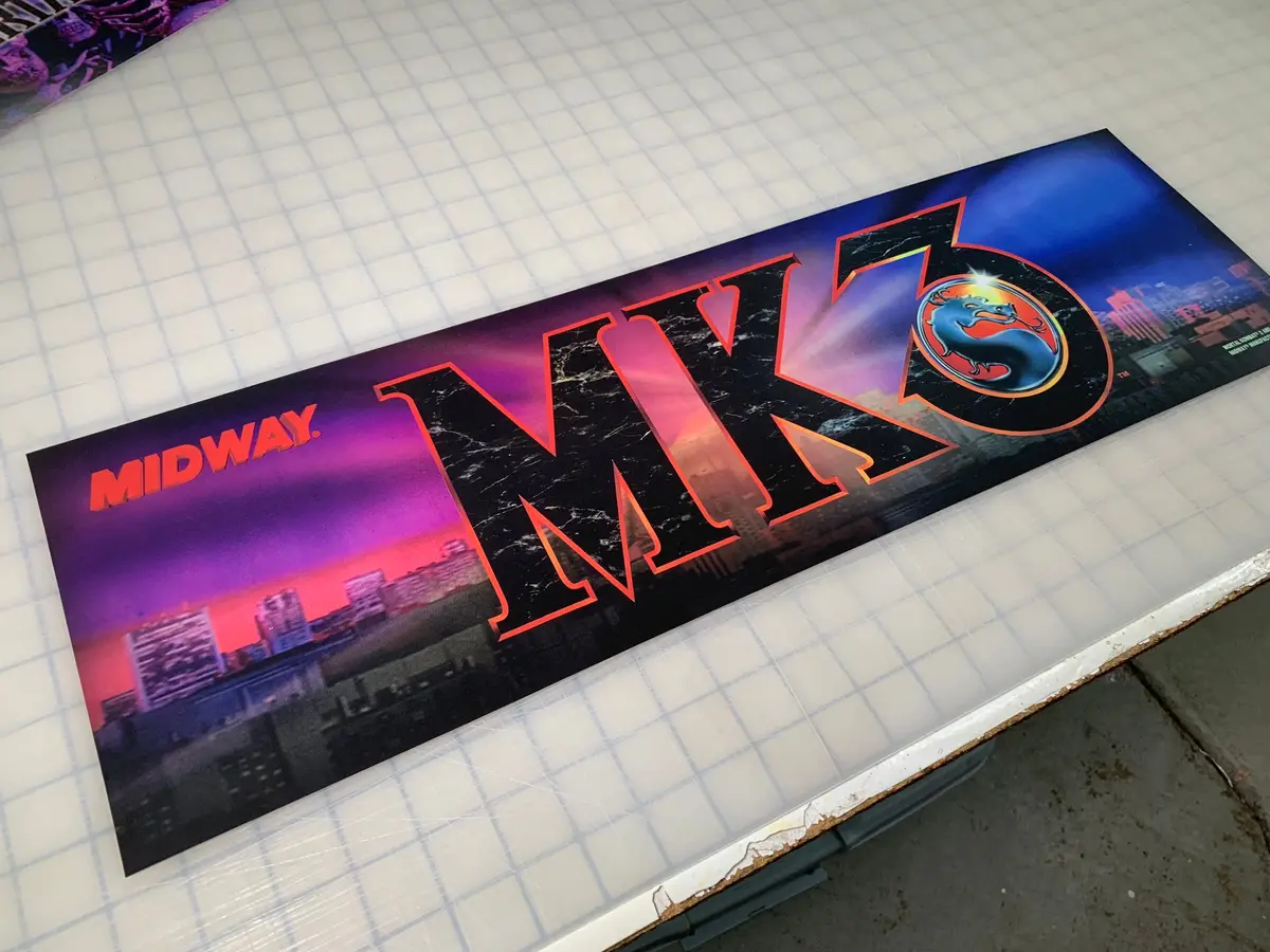 Mortal Kombat 3 Marquee  (Full Size Cabinet) 1