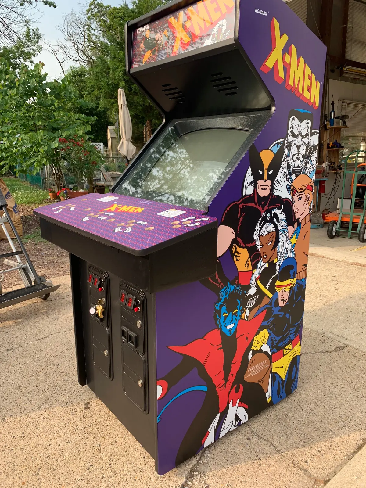 Xmen 4 Player Konami Full Art Kit 1
