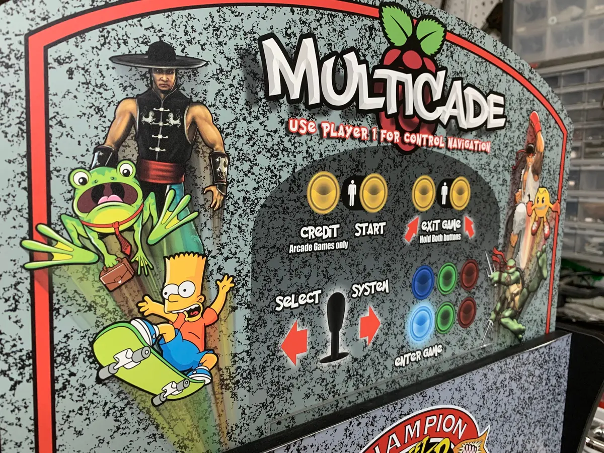 Multicade Instructions For Street Fighter 2 Arcade 1Up 1