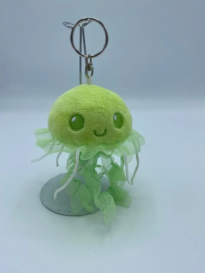 Green Jellyfish Keychain 1