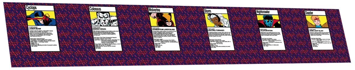 Xmen Index Card 1