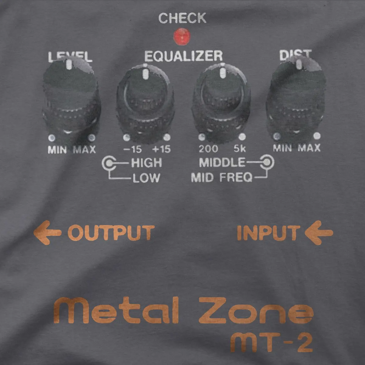 Metal Zone Guitar Pedal | Tee 1
