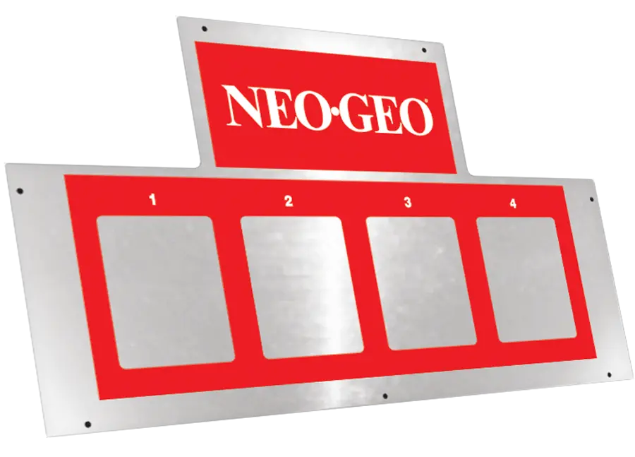 Neo-Geo Mvs2-4 Marquee For Big Red Cabinet 1
