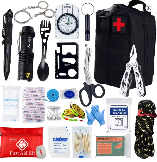 Bulletproof Zone Survival First Aid Kit Survival Full Set 1