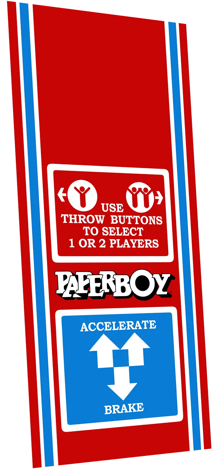 Paper Boy Control Decal 1