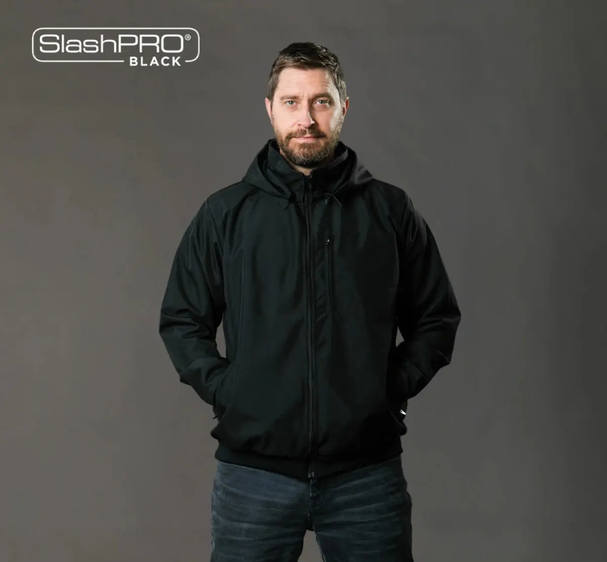 Ppss Group Slashpro Black Slash Resistant Harrington Jacket 1