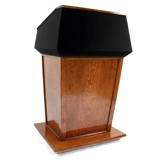 Executive Wood Products Presidential Plus™ Anti-Ballistic Podium – Nij Level Iii Bullet-Resistant Protection 1