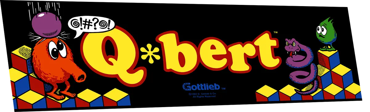 Q*Bert Common Marquee 1