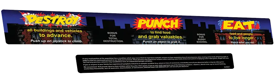 Rampage World Tour Bezel Decals 1