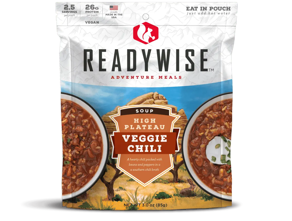 Readywise 6 Ct Case High Plateau Veggie Chili Soup 1