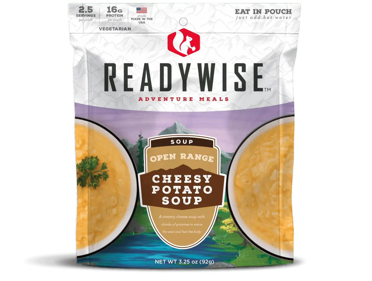 Readywise 6 Ct Case Open Range Cheesy Potato Soup 1