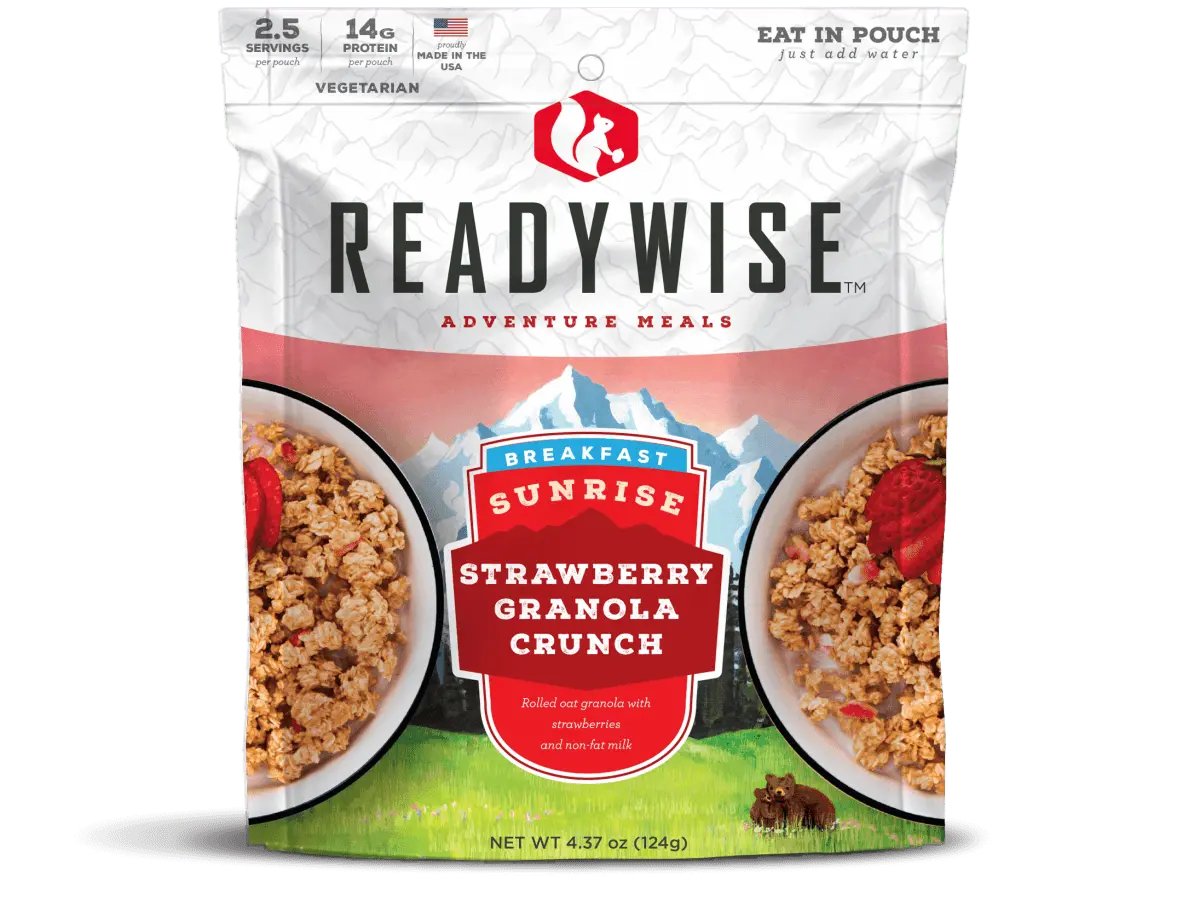 Readywise 6 Ct Case Sunrise Strawberry Granola Crunch 1
