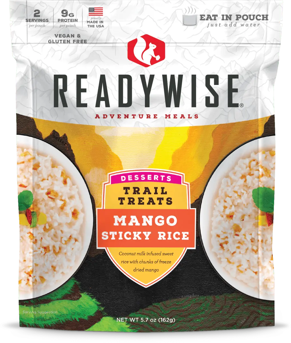 Readywise 6 Ct Case Trail Treats Mango Sticky Rice 1