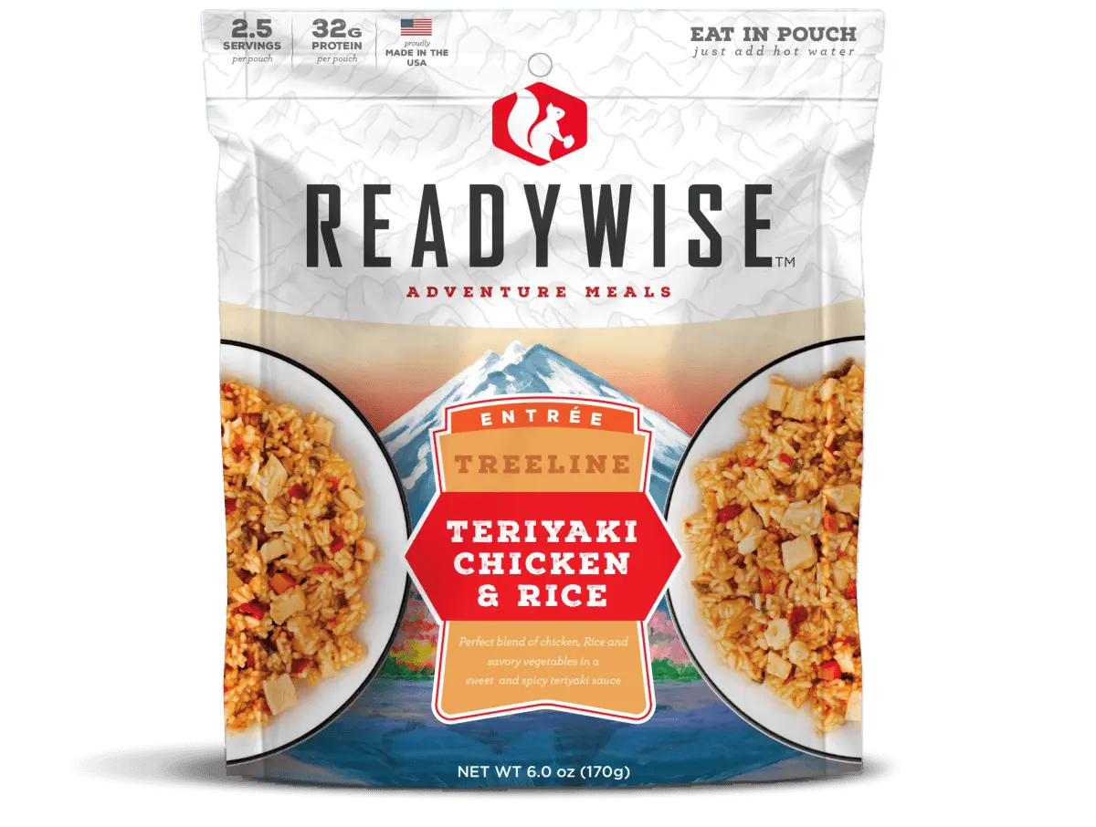 Readywise 6 Ct Case Treeline Teriyaki Chicken & Rice 1