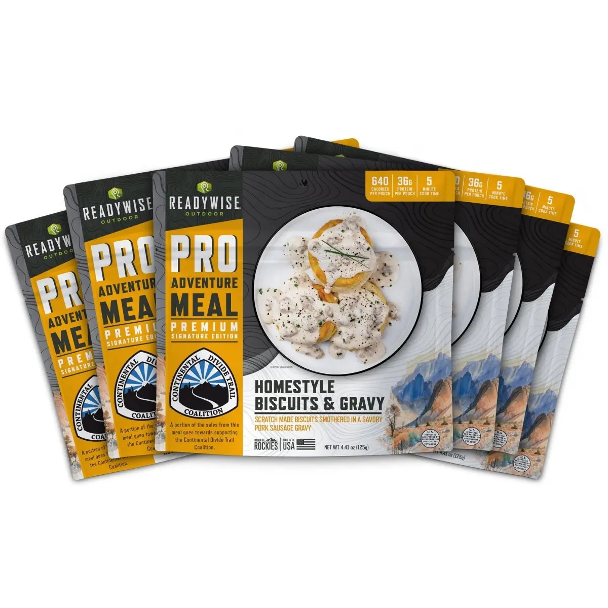 Readywise 6 Ct Pro Adventure Meal Homestyle Biscuits & Gravy With Sausage 1