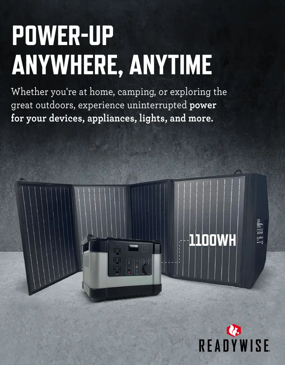 Readywise Solar & Electric Powered Generator 1