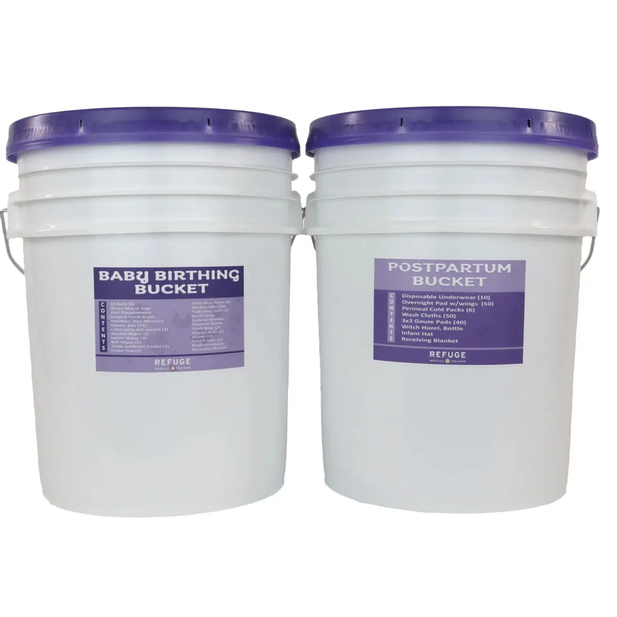 Refuge Medical Birth Or Postpartum Bucket (Separate Buckets) 1