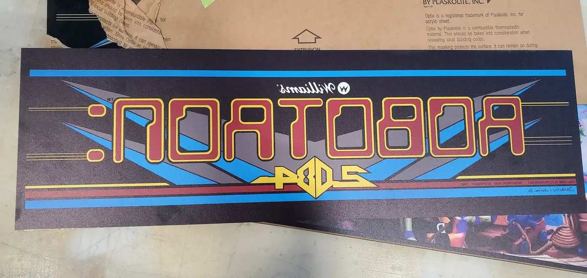 Robotron Full Size Marquee- Blemishville 1