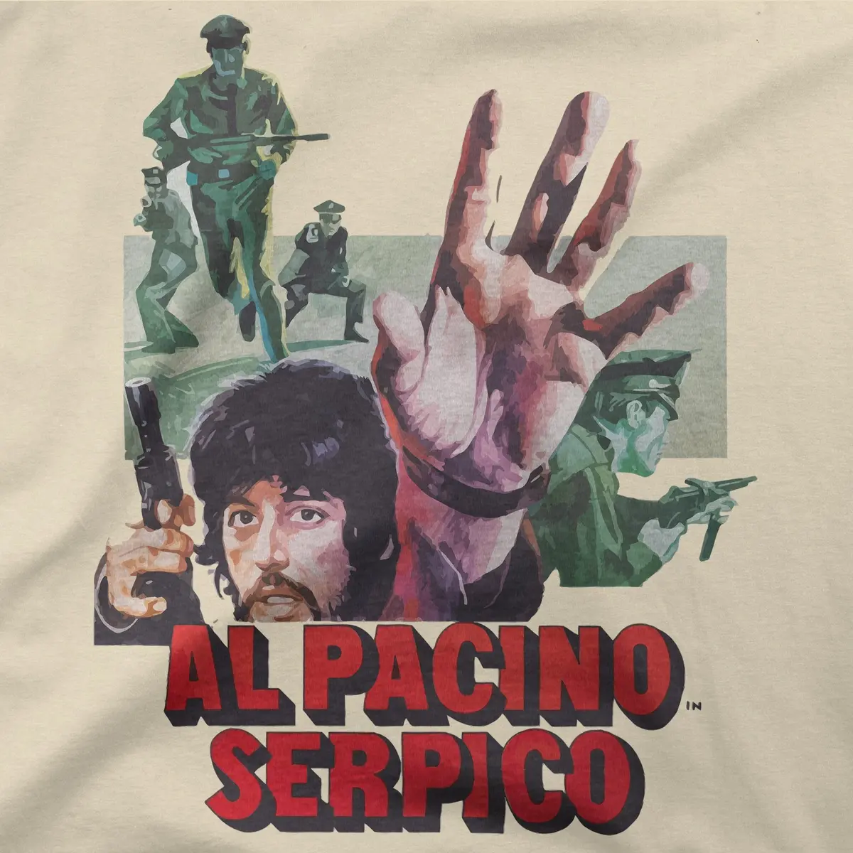 Serpico | Cover Shot | Tee 1