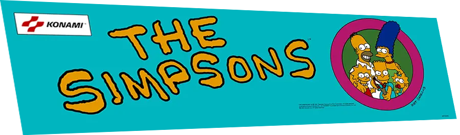 Simpsons- Marquee (Full Size Cabinet) 1