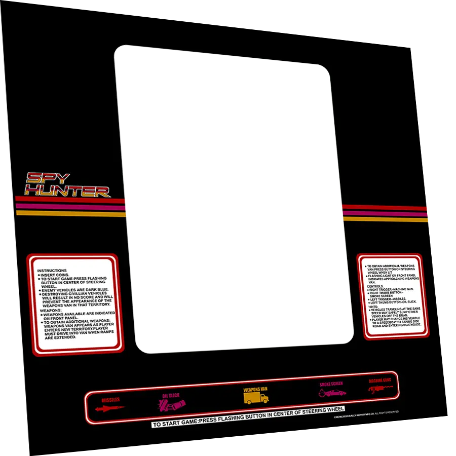 Spy Hunter Bezel 1