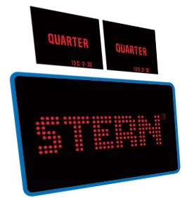 Stern Coin Door Inserts  & Front Decal 1