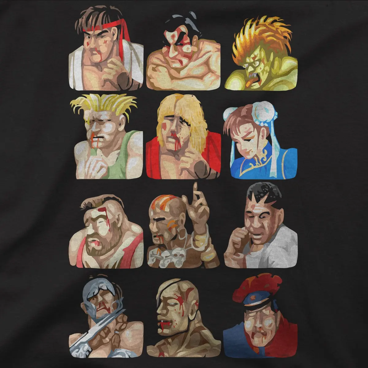 Street Fighter 2 | Defeated | Tee 1