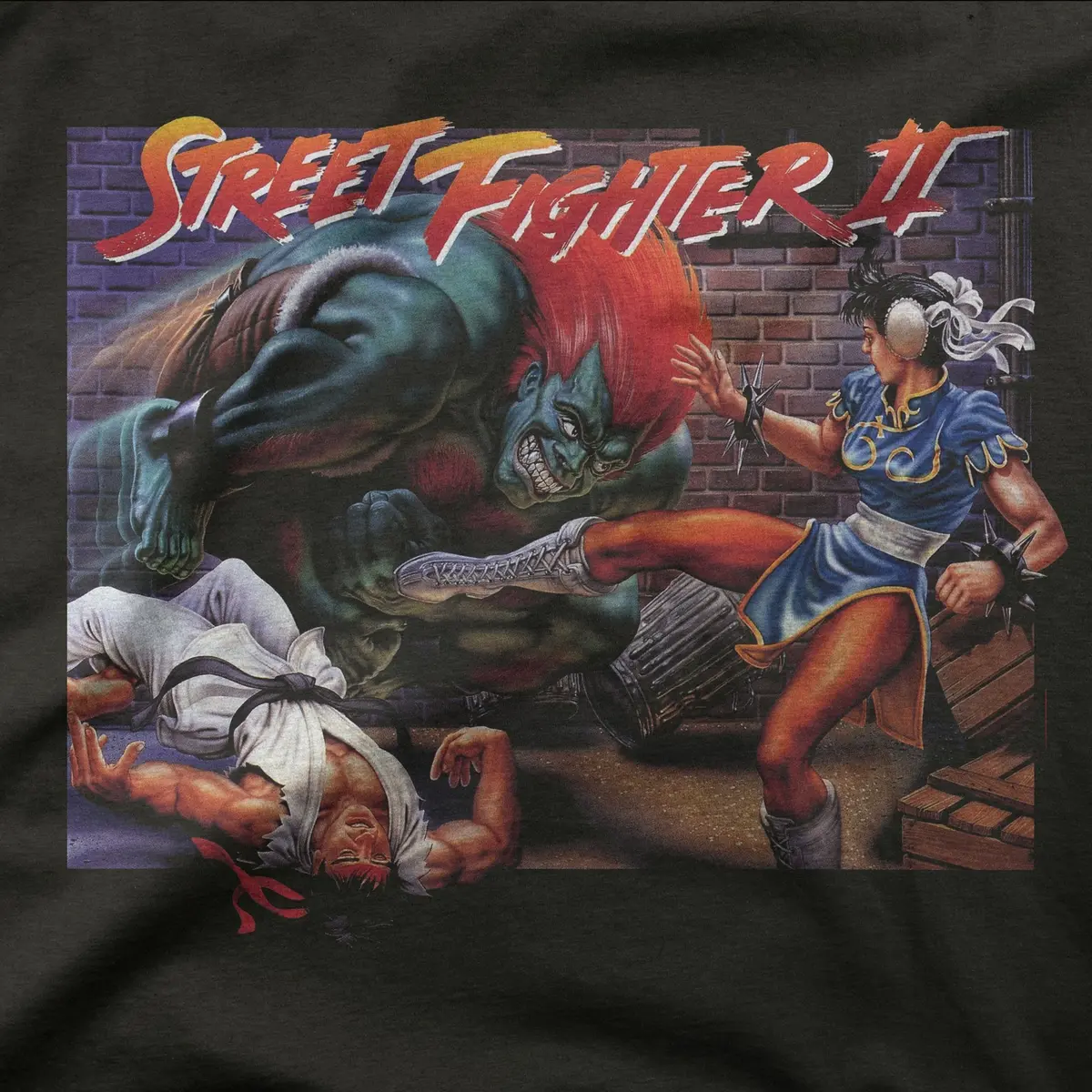Street Fighter 2 Retro Game | Tee 1
