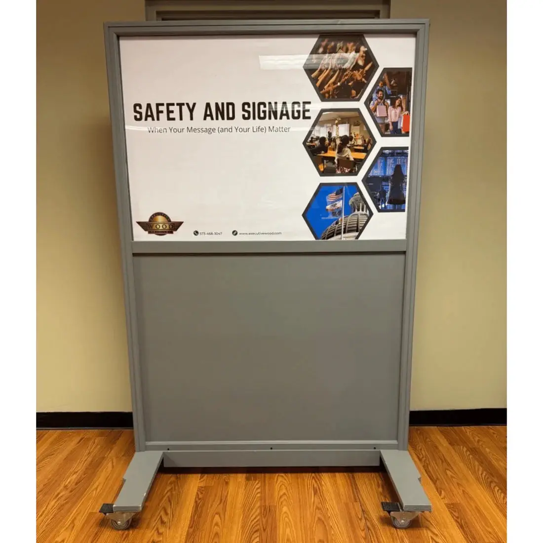 Executive Wood Products Tactical Signage™ – Discreet Ballistic Protection For Schools, Courthouses & Government Buildings 1