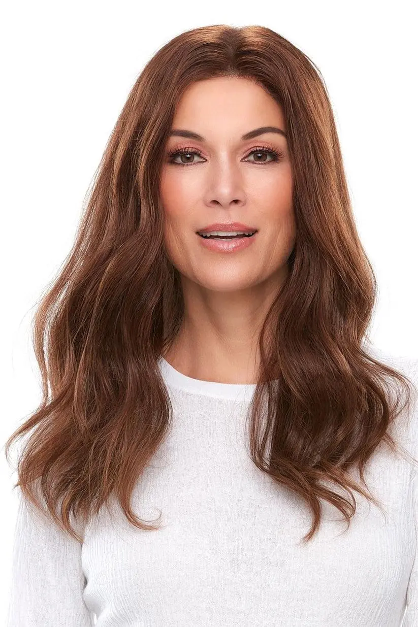 Top Smart Hh 18" (Renau Colors) Topper By Jon Renau | Remy Human Hair (Lace Front Mono Top) 1