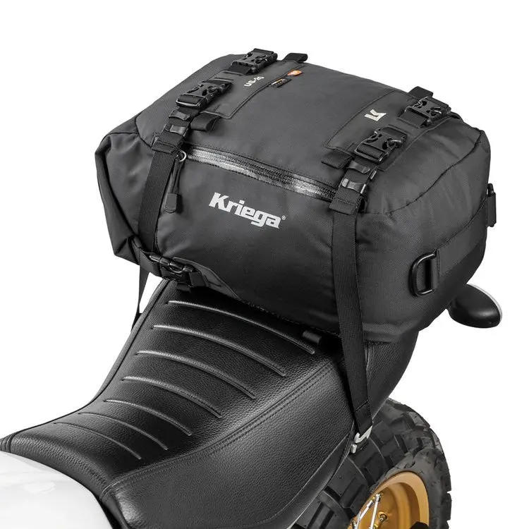 Kriega Us-20 Drypack Waterproof Roll-Top Motorcycle Saddlebag – 20L Capacity 1