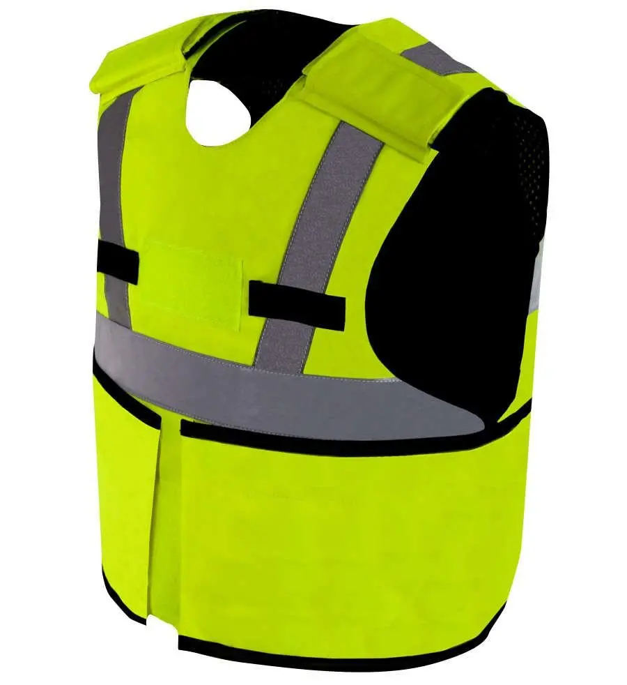 Safeguard Armor Vizer High Visibility Bulletproof Vest Body Armor (Stab And Spike Proof Upgradeable) 1