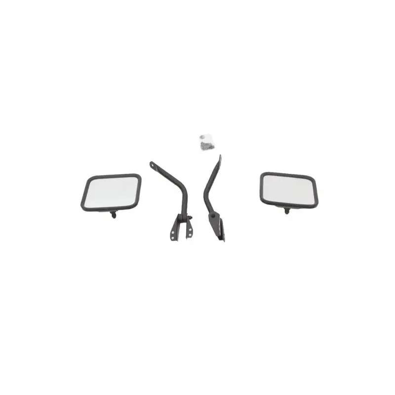 Black Side Mirrors For 1955–1983 Jeep Cj5 Rampage Models 1