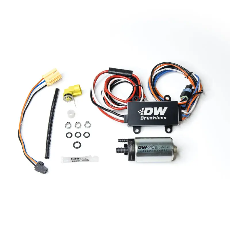 Deatschwerks 440 Lph In-Tank Brushless Fuel Pump Kit For 2016+ Chevrolet Camaro W/ Controller & Install Hardware 1