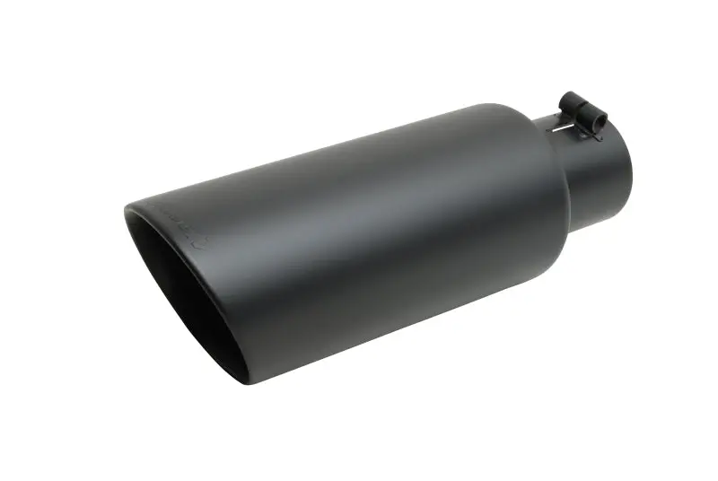 Gibson Ceramic-Coated Dual-Wall Slash-Cut Exhaust Tip – 5-Inch Od, 4-Inch Inlet, 12-Inch Length 1