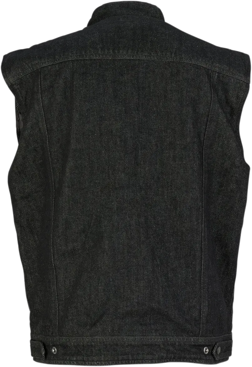 Z1R Denim Riding Vest – Black | Size Small 1